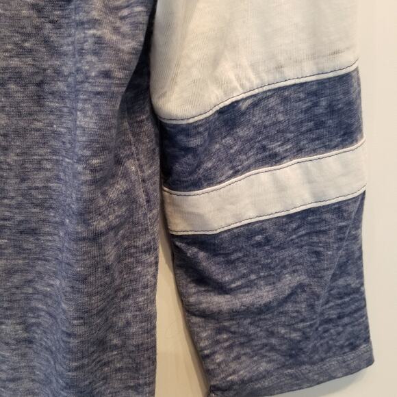 So! Blue White Girls Henley T-Shirt Small New Cotton polyester Boys Shirt Size S - Picture 4 of 10